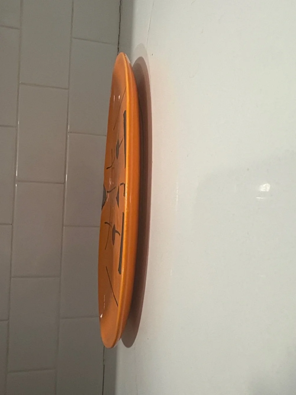 Target Orange and Black Pumpkin Serving Platter